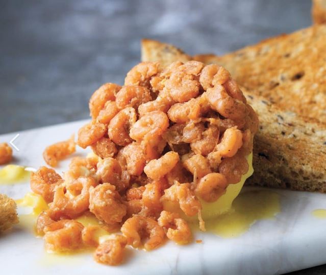 Potted Brown Shrimps in Butter